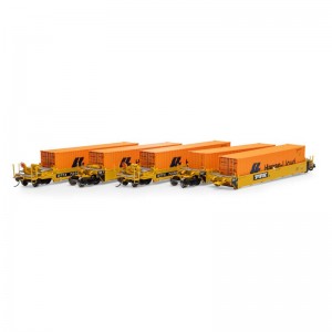 Athearn HO RTR Maxi I Well, DTTX #73006 With 40' Container (5)